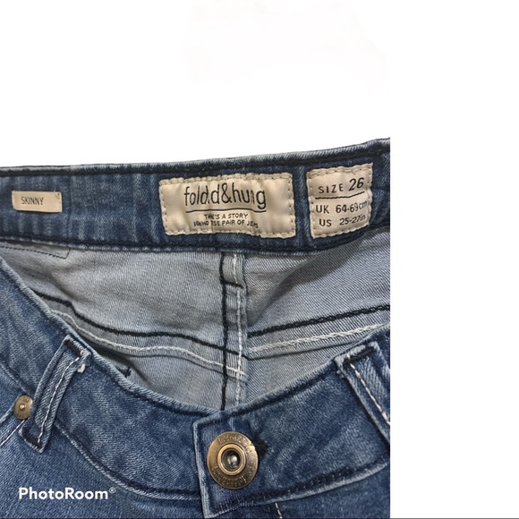 Folded & Hung Women’s Skinny Jeans Sz 26 - Picture 3 of 7